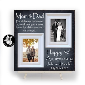 50th Anniversary Gift For Parents, Parents 25th Anniversary Gift, Personalized Wedding Gift 16x16 The Sugared Plums