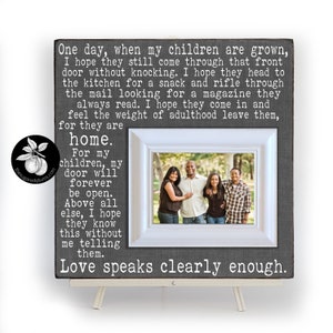 One Day When My Children Are Grown Sign, Picture Frame, Mothers Day Gift, 16x16 The Sugared Plums Frames image 1