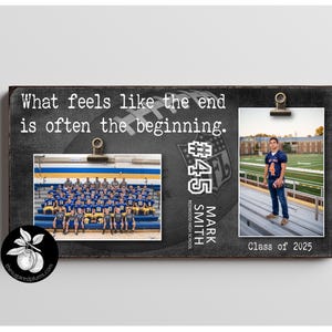 Personalized Senior Football Player Gift Idea, Customized Graduation Gift for Football Player, Football Team Gift, Football Senior Night