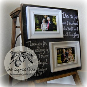 Father of The Bride Gift Wedding Gift for Dad Father Wedding Thank You Gift Wedding gift for father The First Man I Ever Loved