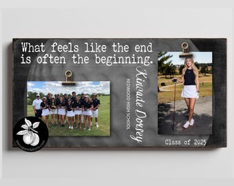 Personalized Senior Night GOLF Picture Frame, Sports Team Gift, Custom Gifts for Graduating Senior, Graduation Gift Ideas