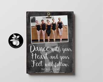 Personalized Dance Teacher Gifts Frame, Dance Recital Gift from Students, Ballet or Tap Teacher Appreciation Gift, Behind Every Dancer