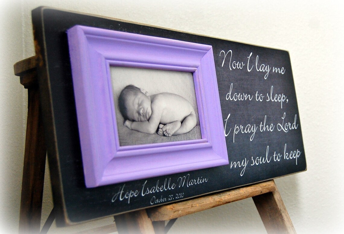 Frame for Baby Baby Frame Baby Picture Frame Nursery Etsy