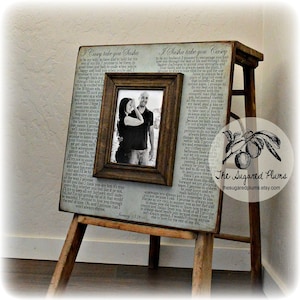 Wedding Vow Art, Framed Wedding Vows, Wedding Vow Keepsake, Anniversary Gift, Gift for Groom, Gift for Bride, 5th Anniversary Gift, 16x16