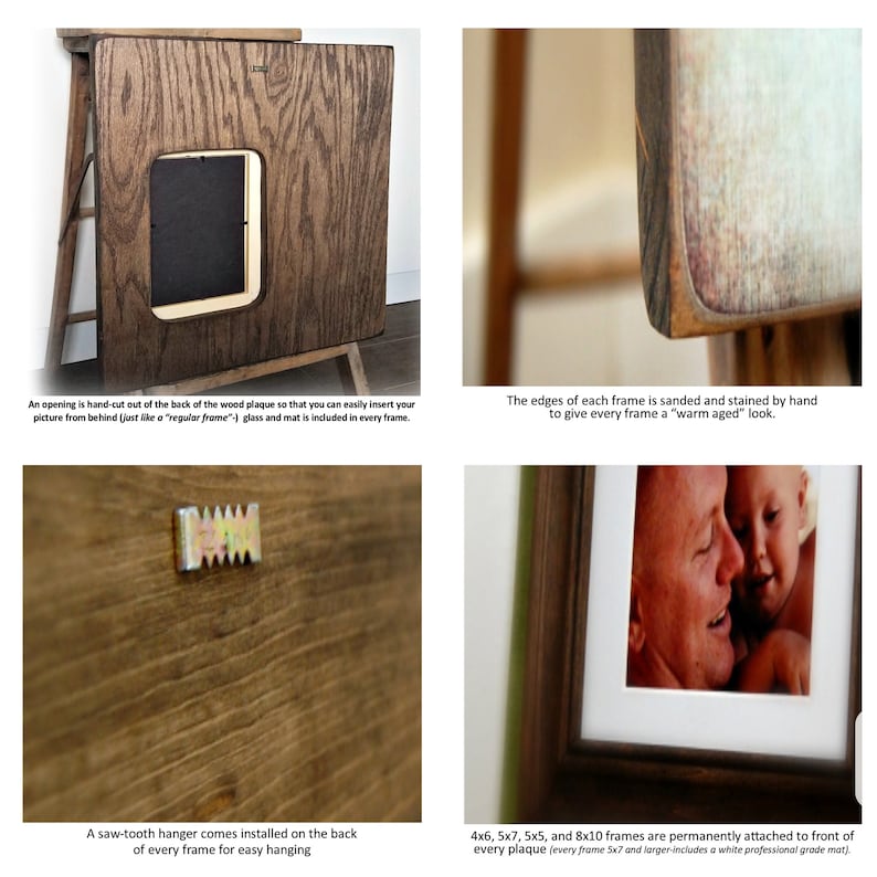 Wedding Gift for Parents Picture Frame Rustic Wedding Decor 16x16 The Sugared Plums Frames