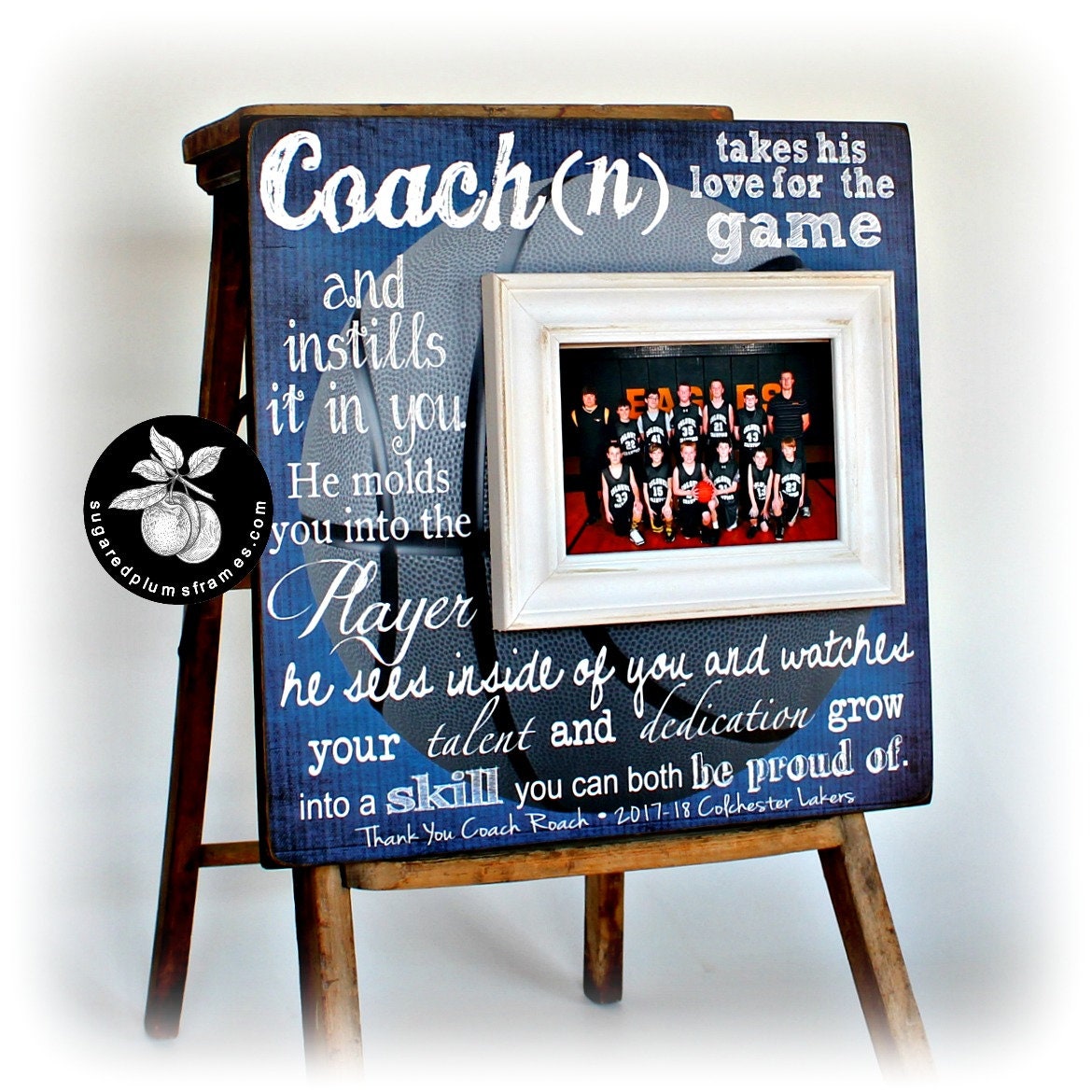 Gift For Basketball Coach Idea Frame 50