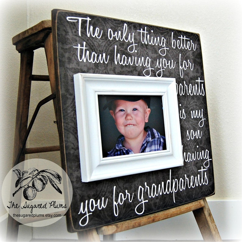 Custom Grandpas Picture Frame Gift For Mimi And Papa From Image 0