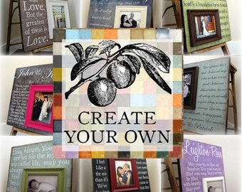 Create Your Own 8X20 Custom Photo Art Plaque