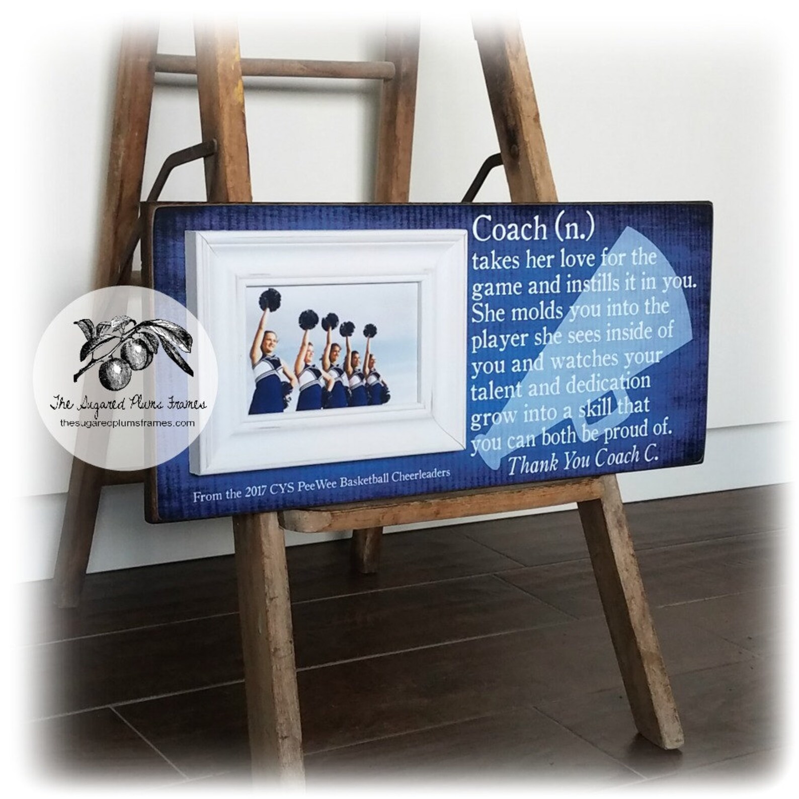 Cheer Coach Gift Dance Team Coach Personalized Picture | Etsy