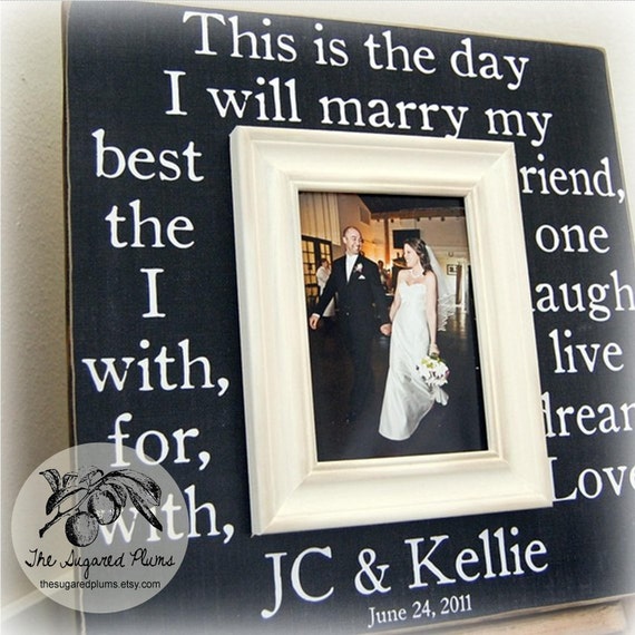 Wedding Sign Personalized Wedding Gift Picture Frame 16x16 | Etsy