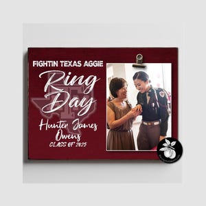 Aggie Ring Day-present, Texas A&M-ringdagsdekor, Aggie-examenspresent, Ring Day-borddekor, Texas A och M Aggie-minnessak, The Sugared Plums