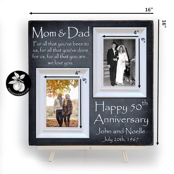 50th Anniversary Gift for Parents, Parents 25th Anniversary Gift