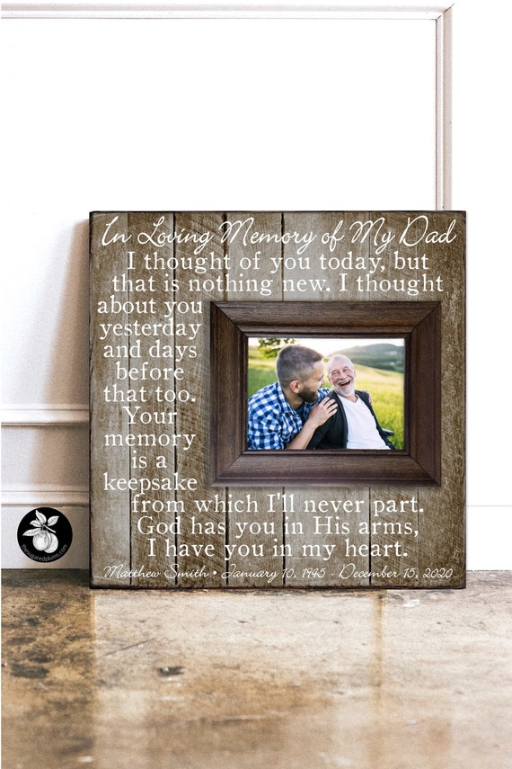 Memorial Plaque Loss of Father or Mother Gift Loss of Daughter 16x16 In ...