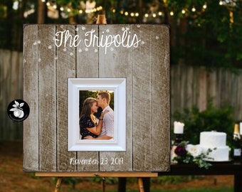 Wedding Guest Book Alternative Wood With Frame, Wedding Guestbook, Unique Guest Book, Guest Book Sign, Rustic Guest Book, 20x20