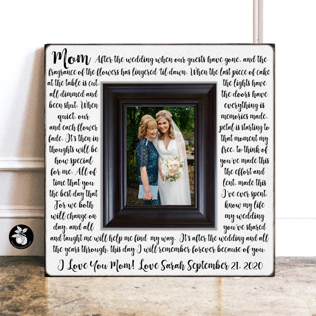 Mother of the Bride Frame Gift from Daughter Wedding Gift Etsy 日本