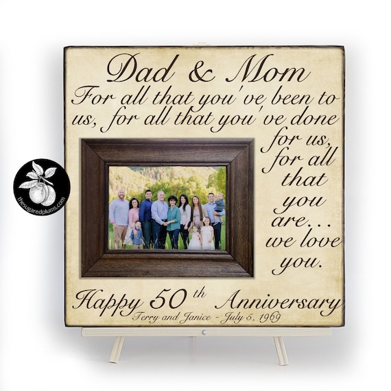 50th Anniversary Gifts 50th Wedding Anniversary Gifts | Etsy