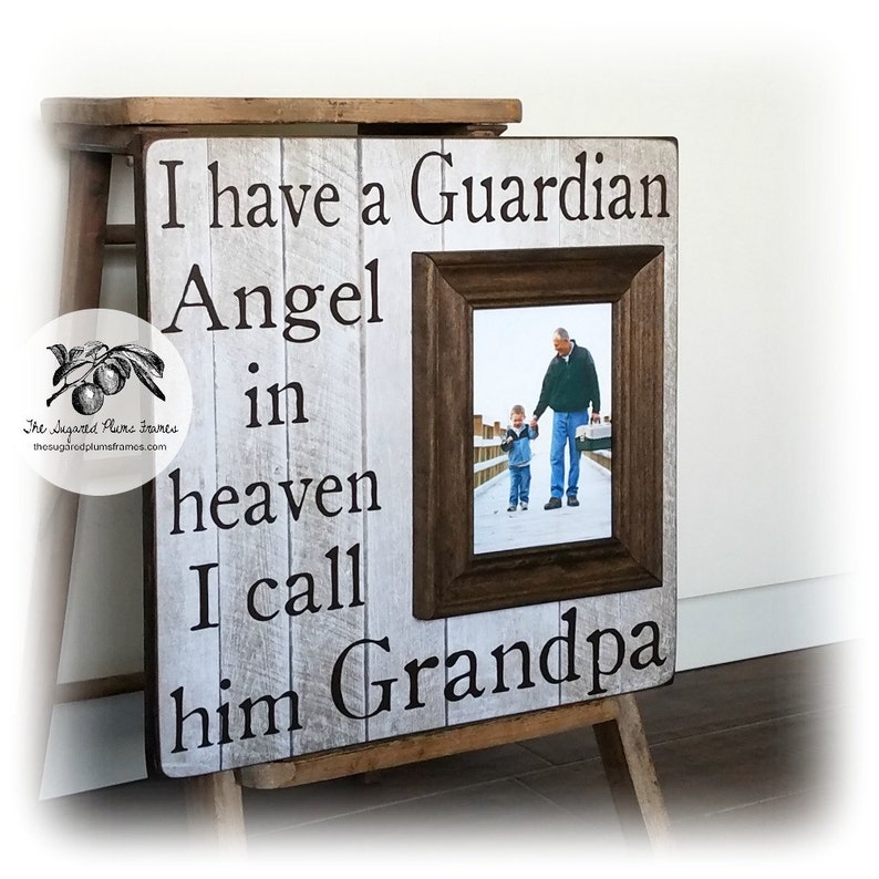 Grandpa Memorial Picture Frame Smypathy Gift Father Etsy