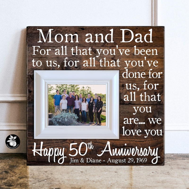 50th Wedding Anniversary Gifts for Parents 60  Gift Ideas for 2025