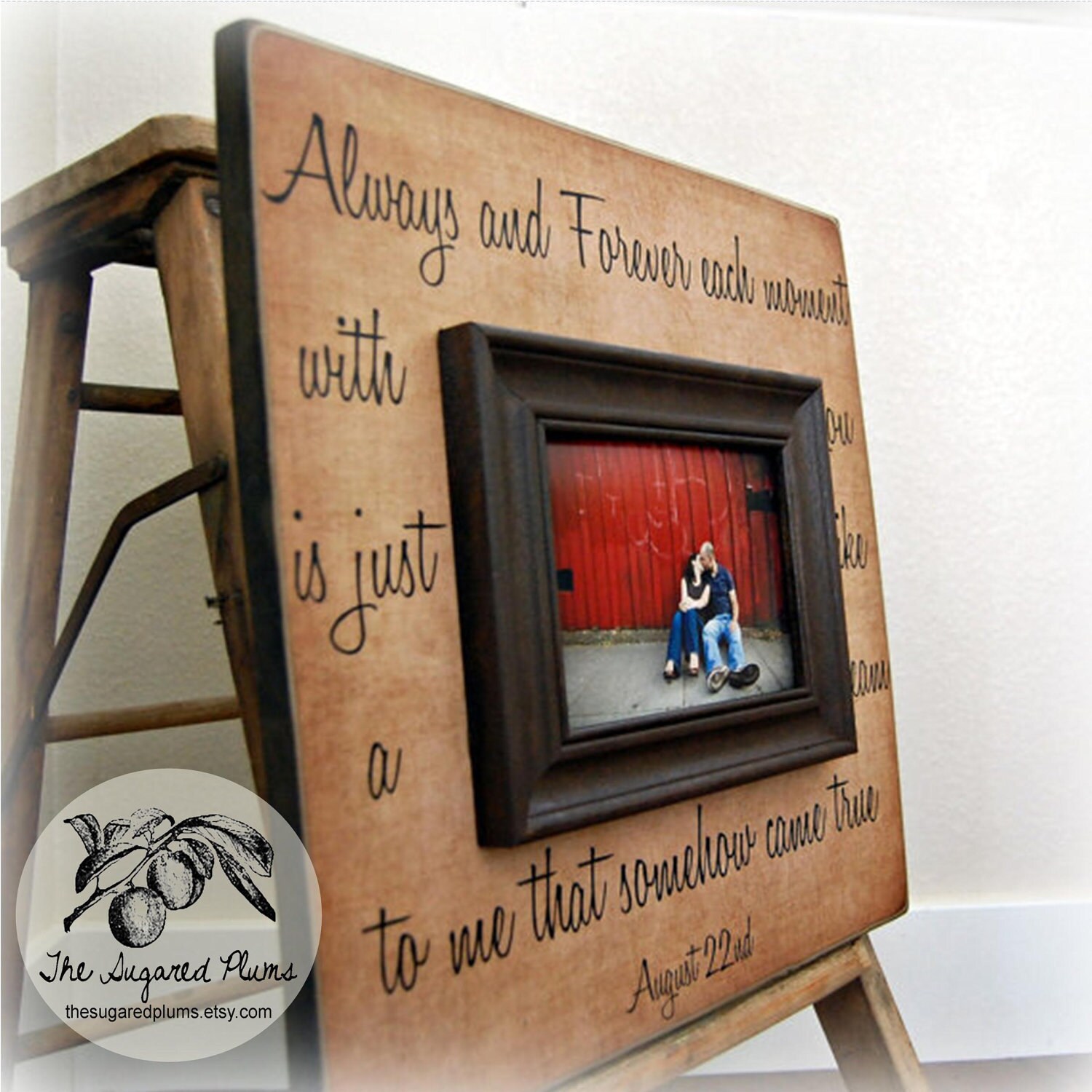 Personalized Custom Picture Frame 16x16 ALWAYS AND FOREVER Etsy