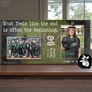 Personalized Senior Night SOFTBALL Picture Frame, Sports Team Gift, Custom Gifts for Graduating Senior, Graduation Gift Ideas, What Feels