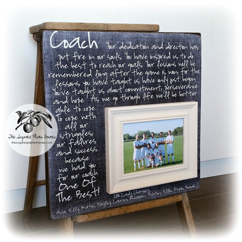 Coaches Gift Football Coach Gift Soccer Coach Gift Etsy