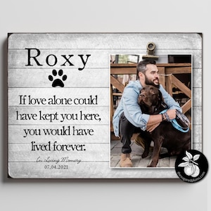 Pet Memorial, Dog Memorial Gift, Pet Loss Gifts, Pet Memorial Gift, Loss of Dog, Dog Remembrance Gift, Dog Sympathy Gift, Pet Memorial Frame
