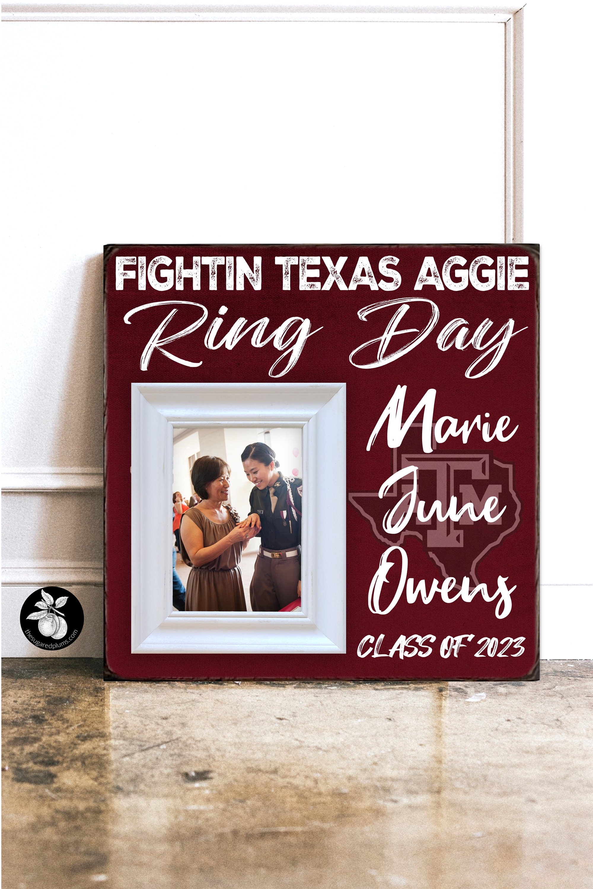 Texas A&M Aggie Ring Day Frame: Graduation Decor - Etsy