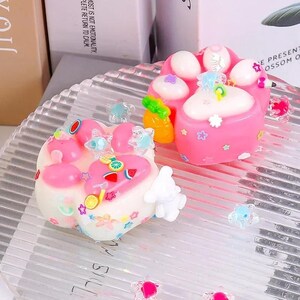 Cartoon Cat Paw Squishy Toy – Soft Mochi Fidget for Stress Relief, Cute Slow Rebound Squeeze Toy Gift for Kids & Adults |   Fidget Toy