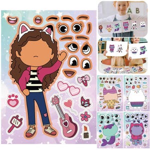 126PCS Rilakkuma 3D Stickers – Cute Waterproof Cartoon Decals for Kids, Notebook, Phone Case, Scrapbooking & DIY Crafts