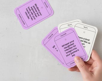Truth or Dare Card Game for Couples: Intimacy Prompts (PDF)