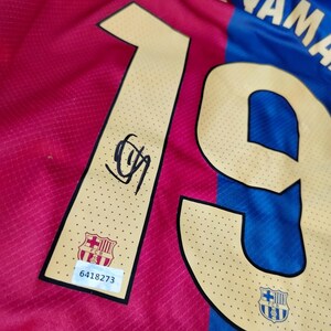 Yamal Lamine signierte Jersey Autogramm COA