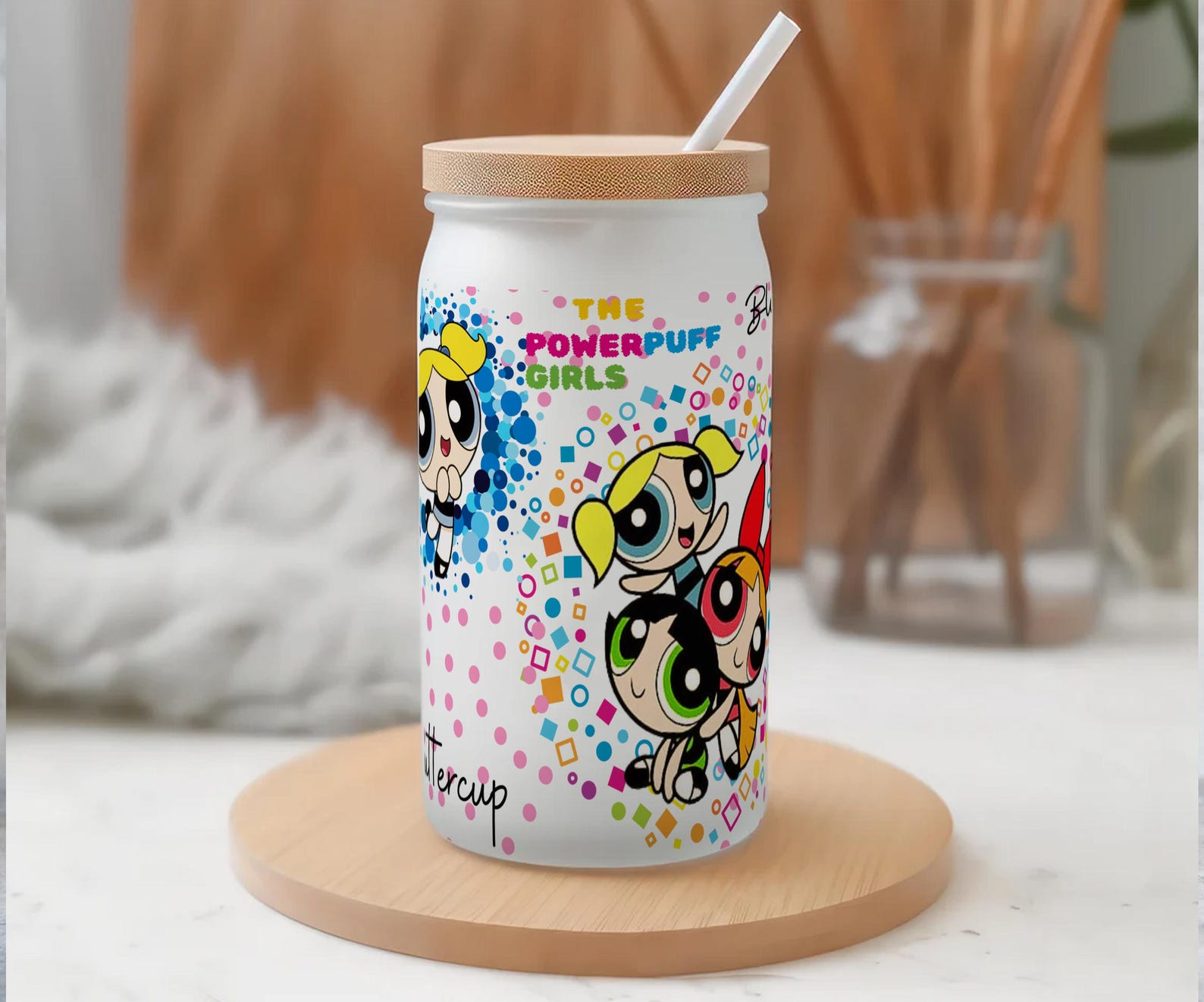 Powerpuff Girls Sublimation 1mug and 3 - 16oz Designs for Libbey Glass ...