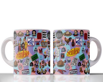 Seinfeld Mug Wrap, Sublimation PNG File (Digital Download)