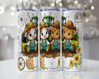 Cowboy Tumbler Wrap: 20oz Sublimation Design (PNG Digital Download