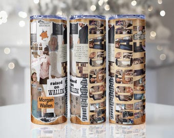 Morgan Wallen Tumbler Wrap: Country Singer PNG File (Digital Download 20oz Tumbler Sublimation Design)