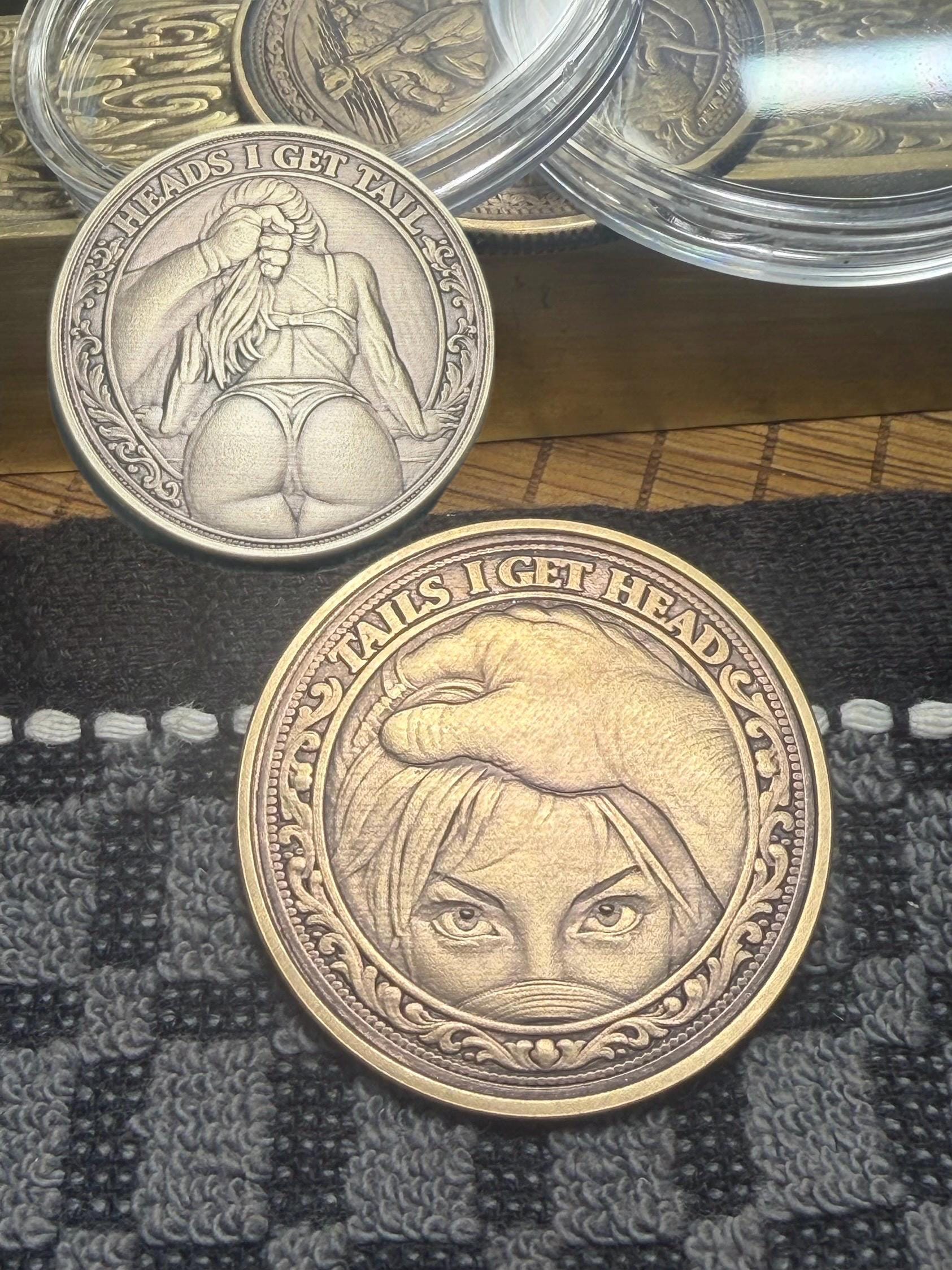 Adult Heads or Tails Coin - Etsy Adult Heads or Tails Coin - Etsy