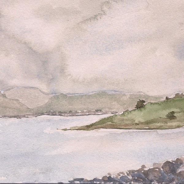 Sea of Galilee Watercolor