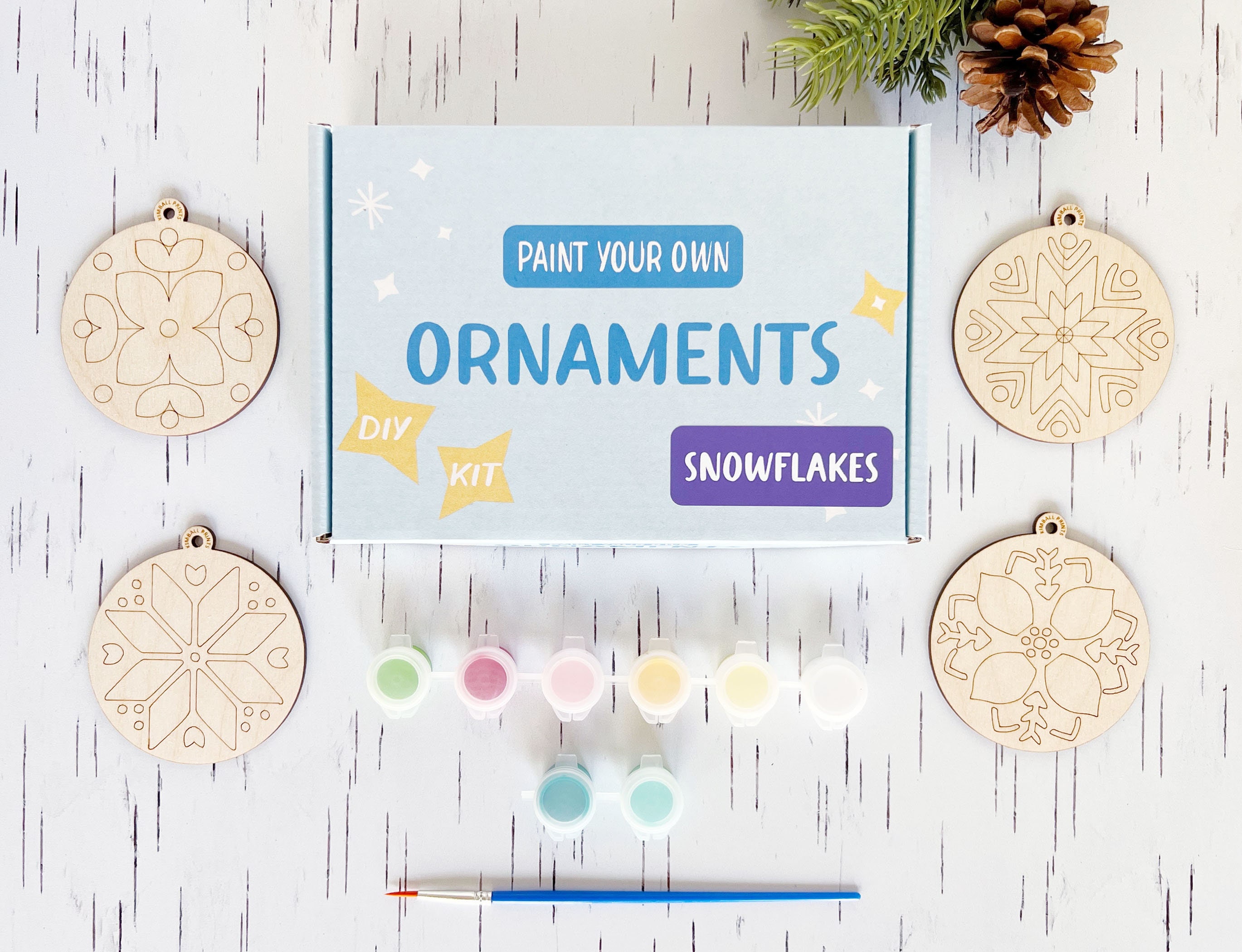 Beautiful Paint Your Own Ornament Kit Moment in 4K Beautiful Paint Your Own Ornament Kit Moment in 4K