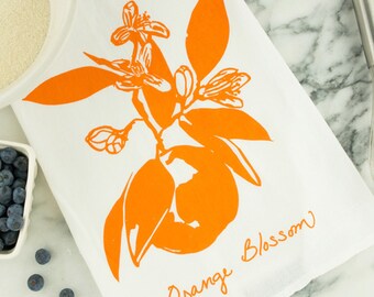 SALE: Orange Blossom Tea Towel