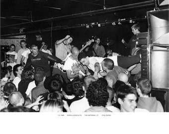 Gorilla Biscuits 16x20 POSTER b/w NYHC nyc hardcore punk bj Papas photography GB