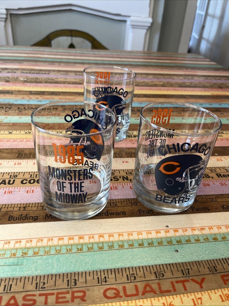 Vintage 1985 NFL Chicago Bears 