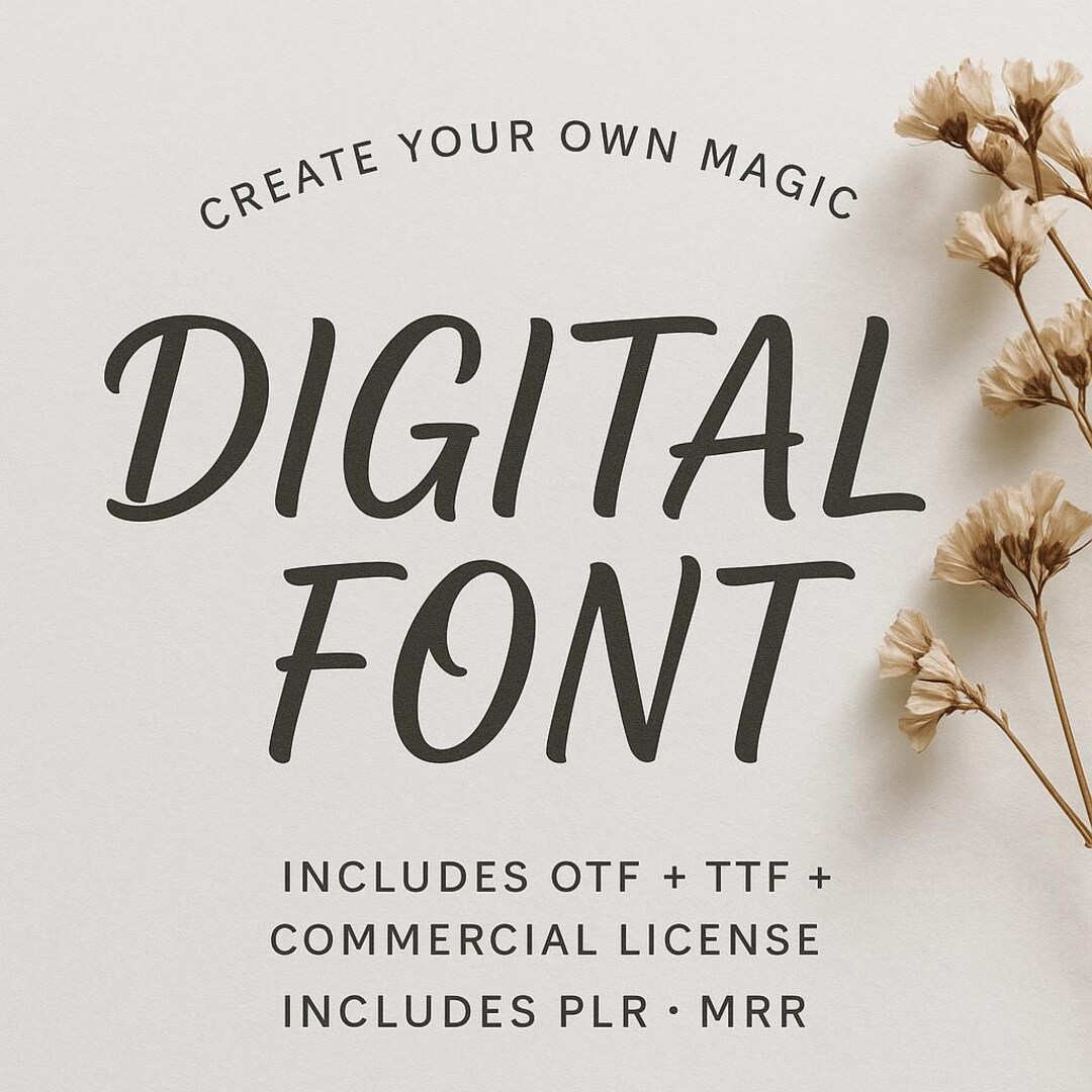 Compatible Font 30 000+ Mega Fonts Bundle: PLR & MRR, Canva Compatible - Etsy Australia