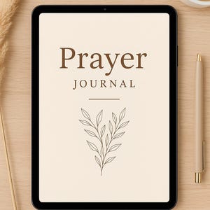 Printable Prayer Journal, Guided Prayer Planner, Spiritual Writing, Faith Growth, Christian Journal, Devotional Guide