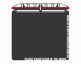 SVG Monorail 12x12 Border for Scrapbooking