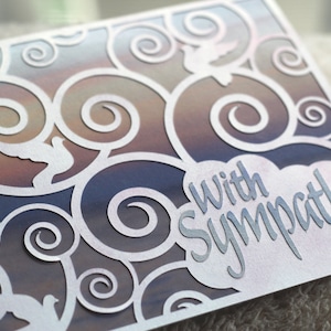 Carte de sympathie SVG/PNG/JPG Digital Cut File avec image d’arrière-plan.