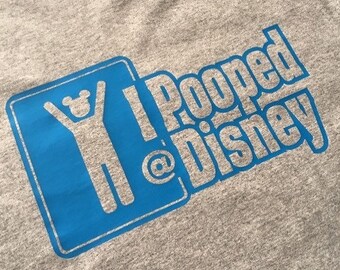 SVG Digital File Only - Pooped Shirt for DIY T-Shirt or Decal - Great Gag GIft!