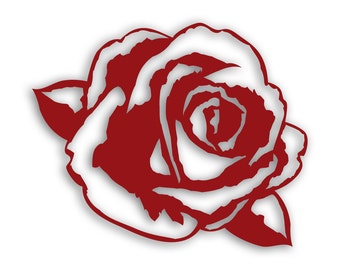 SVG/PNG/DXF Rose die cut for scrapbooking or card making