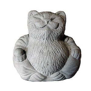 ONE Zen Mini Lucky Cat Buddha Bonsai Terrarium Sculpture