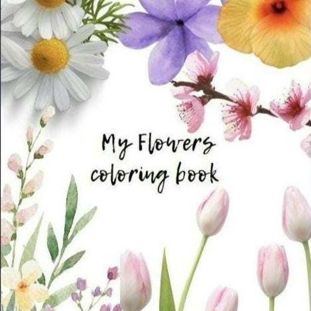 Floral Coloring Book - 20 Printable Flower Pages (digital Download) - Etsy