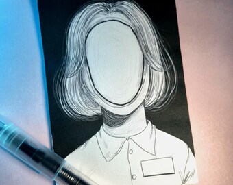 Blocco note di Body Horror Art - Senza volto